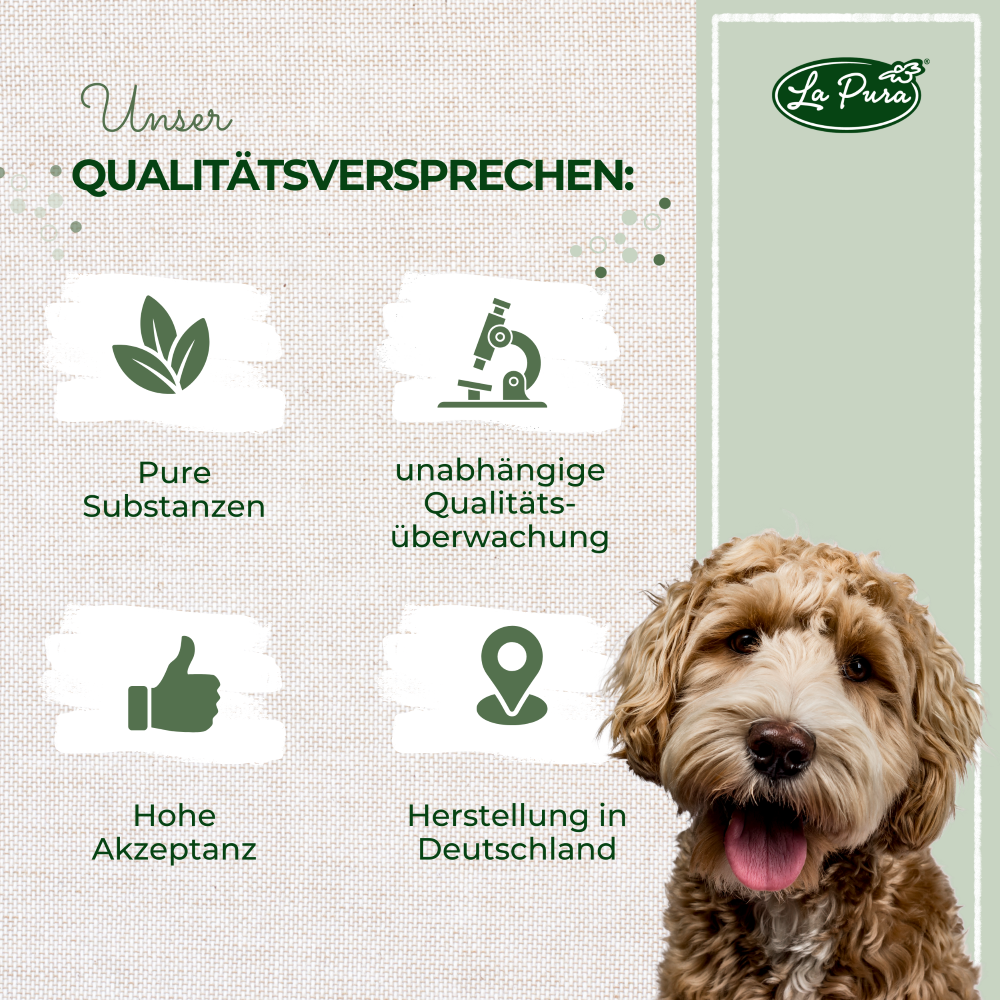 LaPura Lachsöl für Hunde, Katzen und Pferde