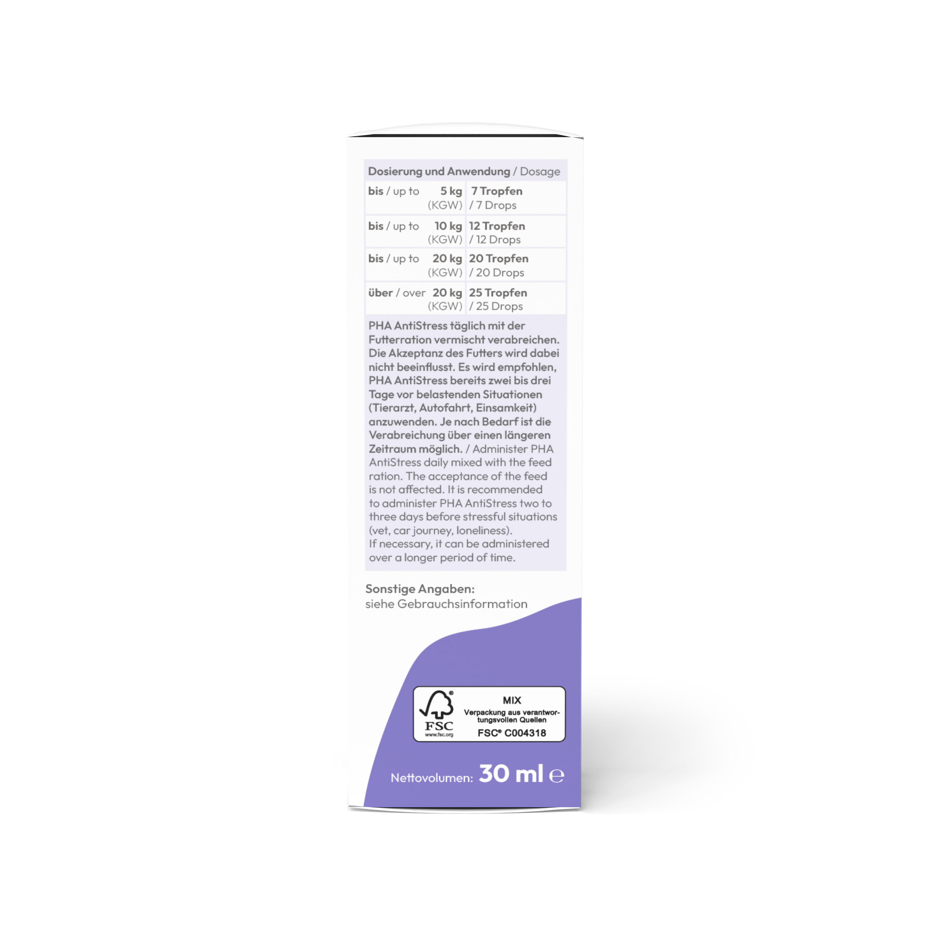 PHA AntiStress für Hunde u. Katzen 30 ml