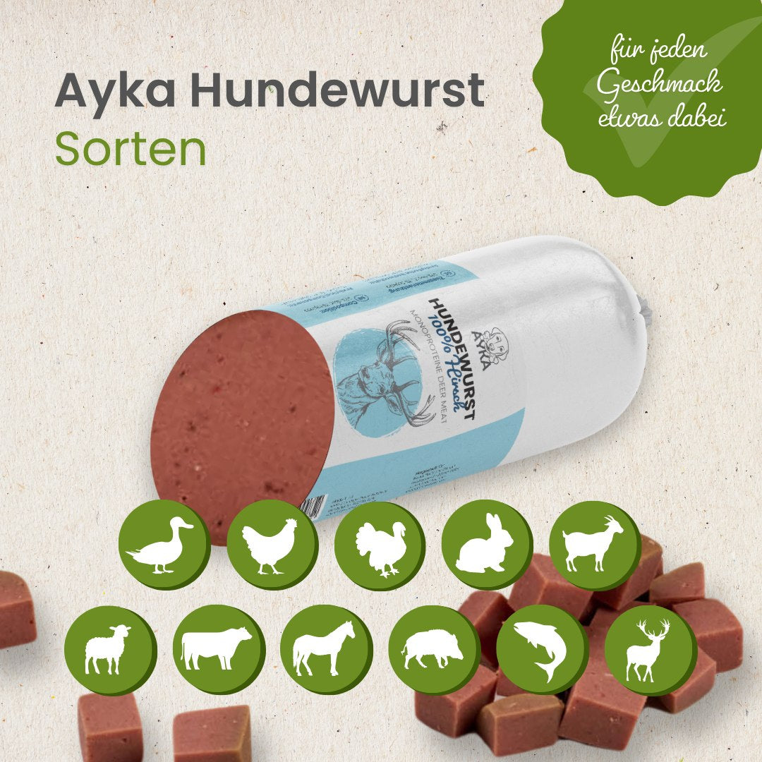 Ayka Hundewurst Hirsch