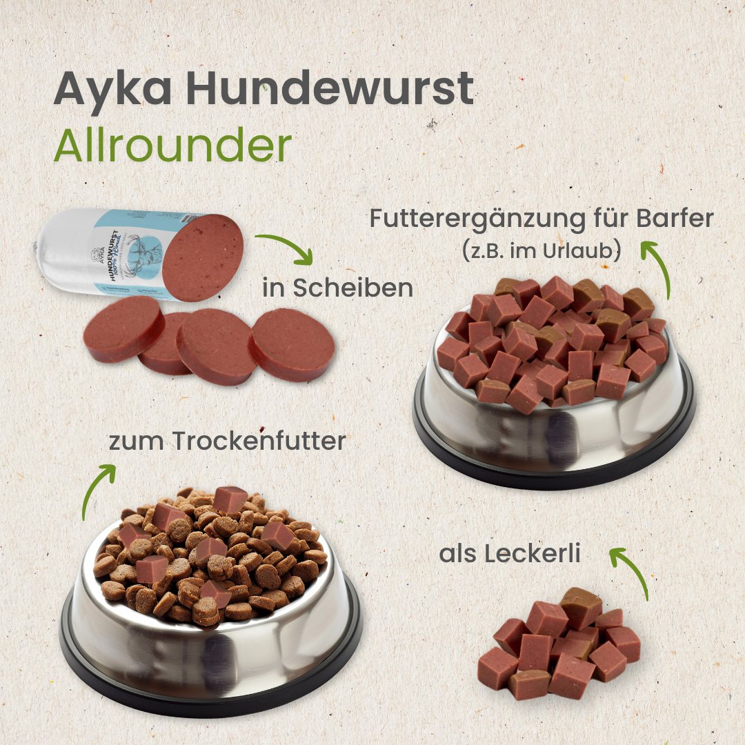 Ayka Hundewurst Hirsch