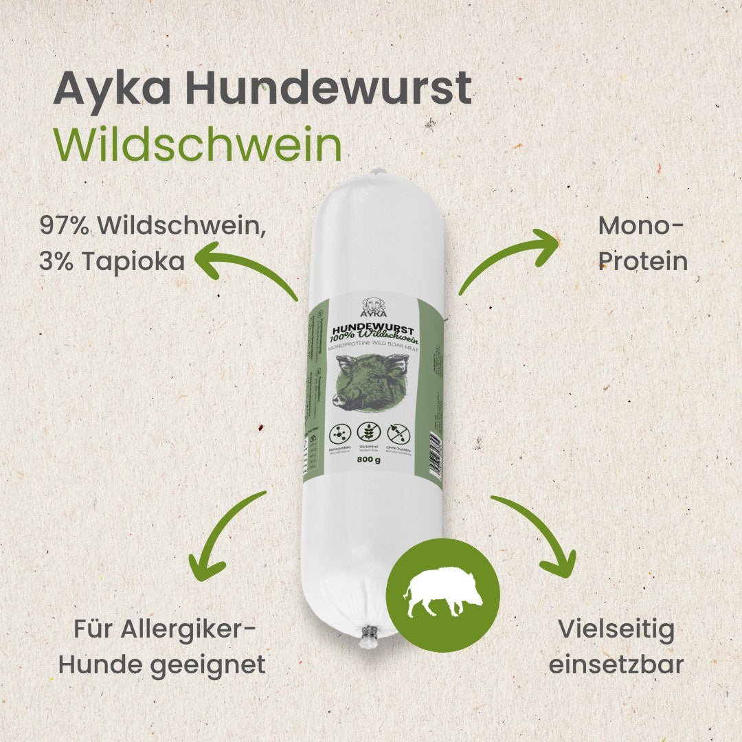 Ayka Hundewurst Wildschwein