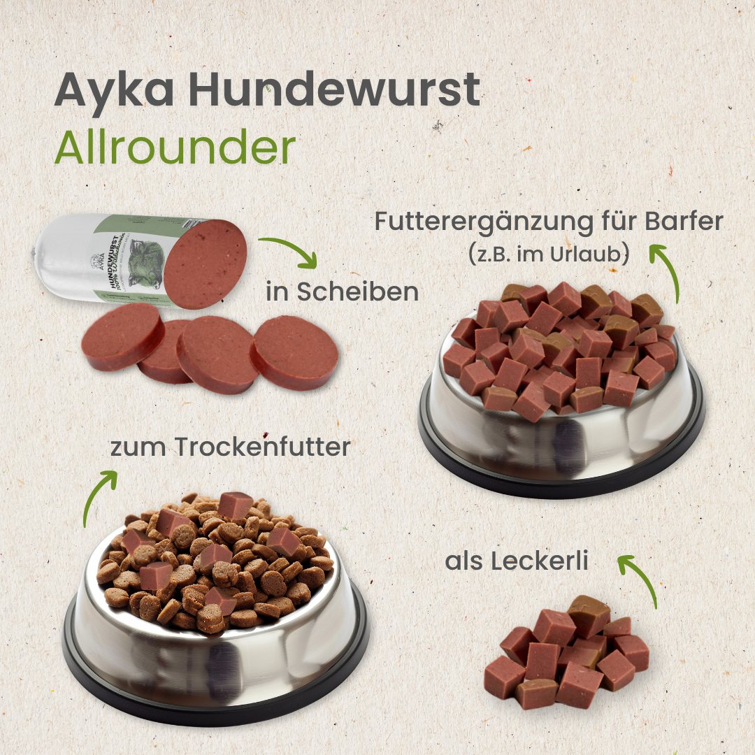 Ayka Hundewurst Wildschwein