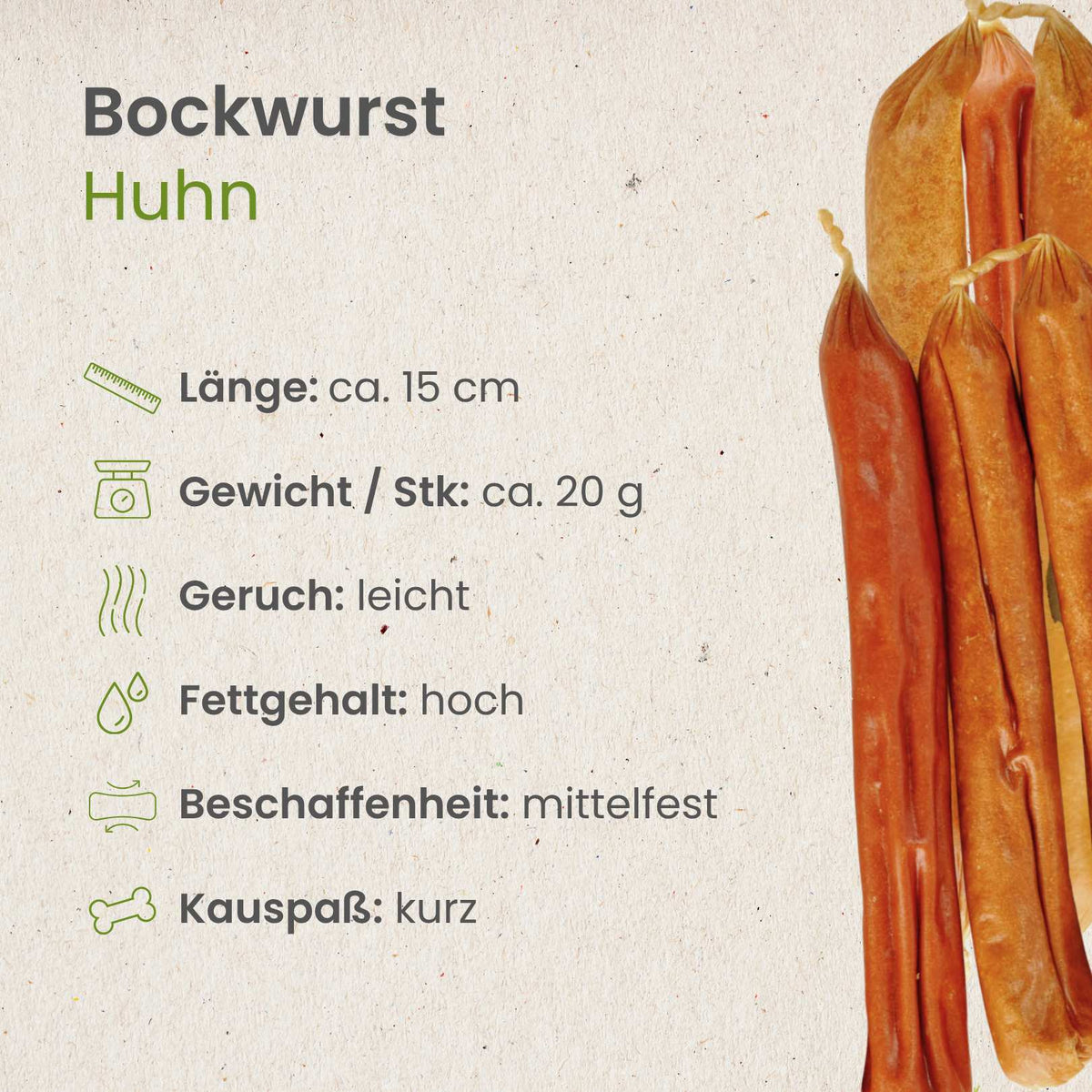 Bockwurst Huhn