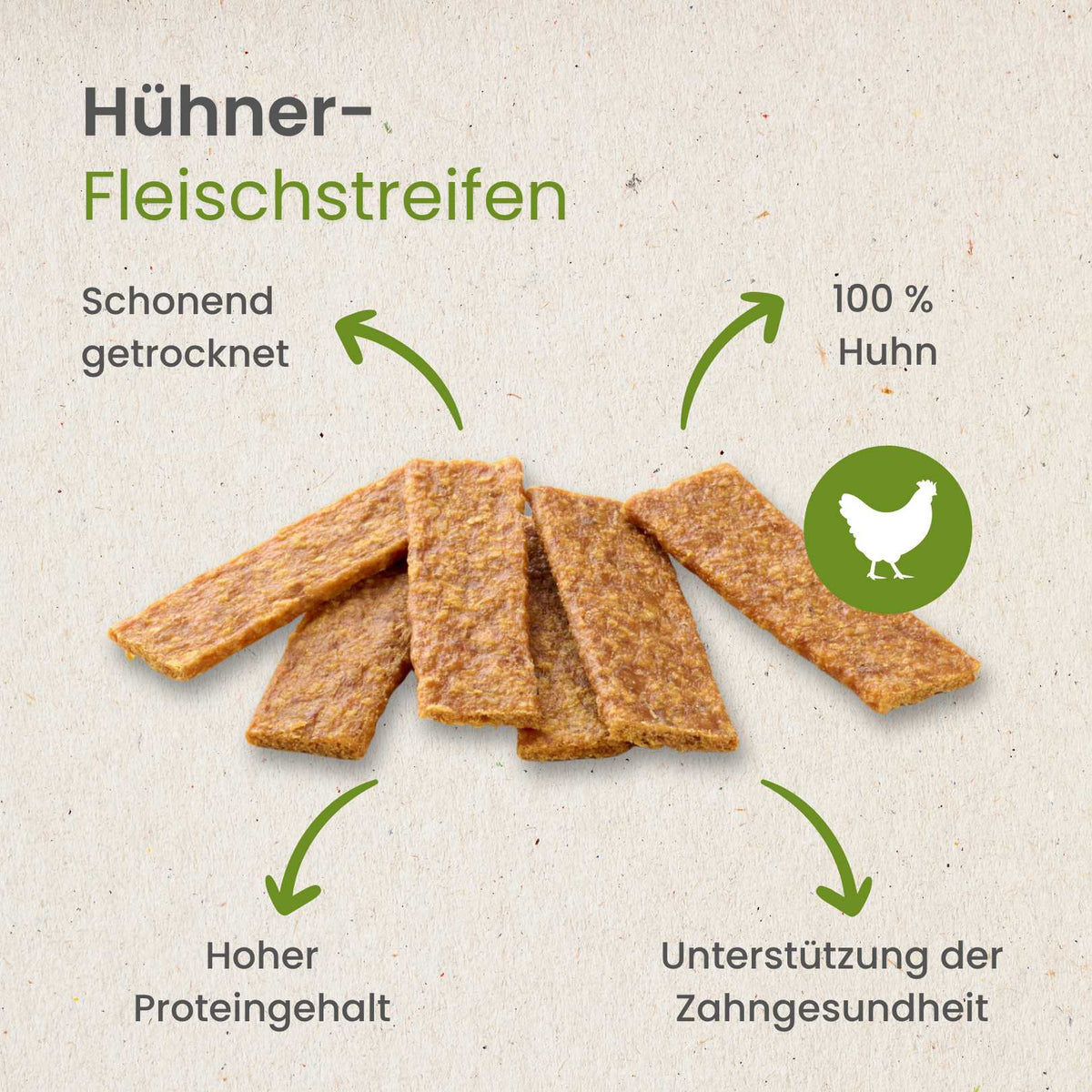 Hühner-Fleischstreifen