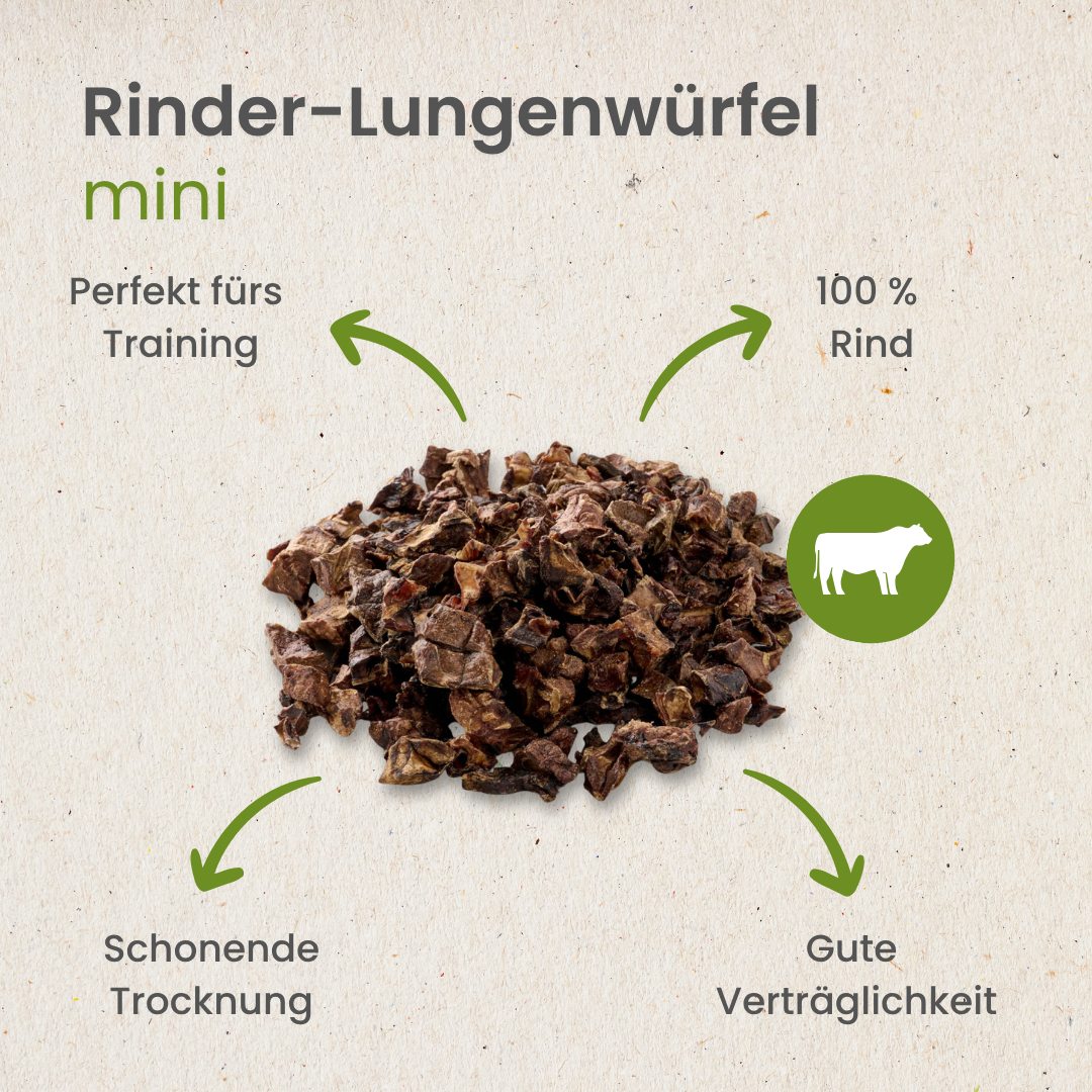 Rinder-Lungenwürfel, Mini
