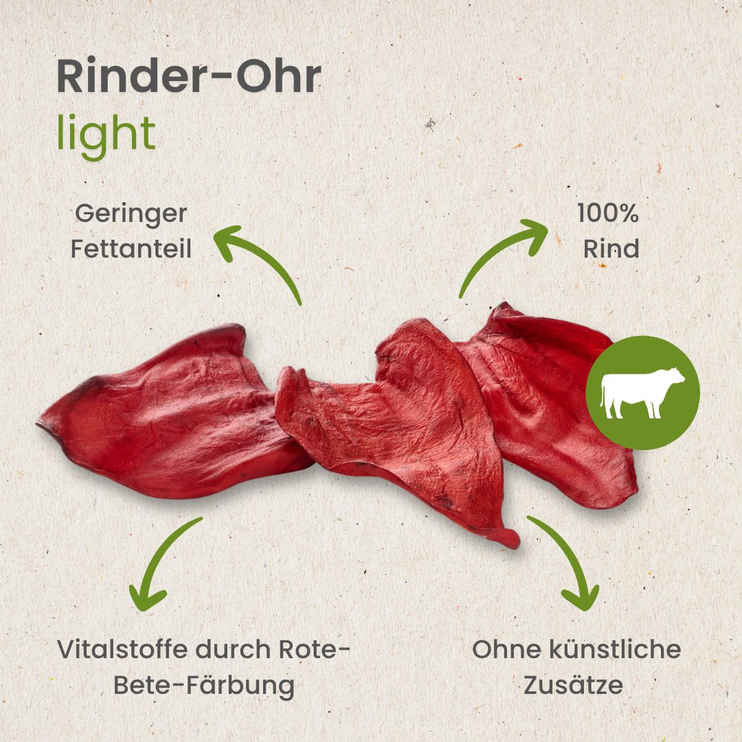 Rinder-Ohren, light