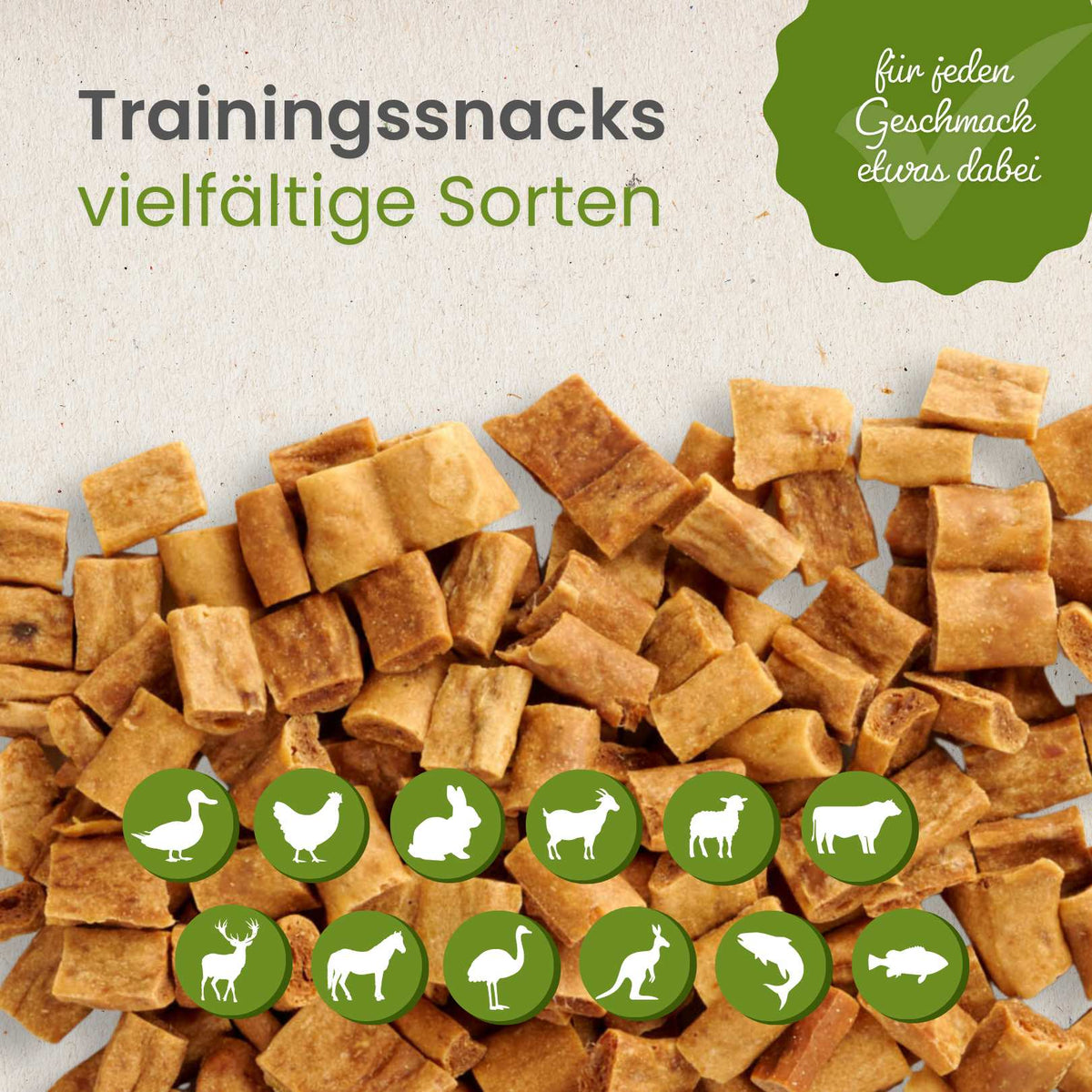 Hühner-Sticks-Trainingssnack