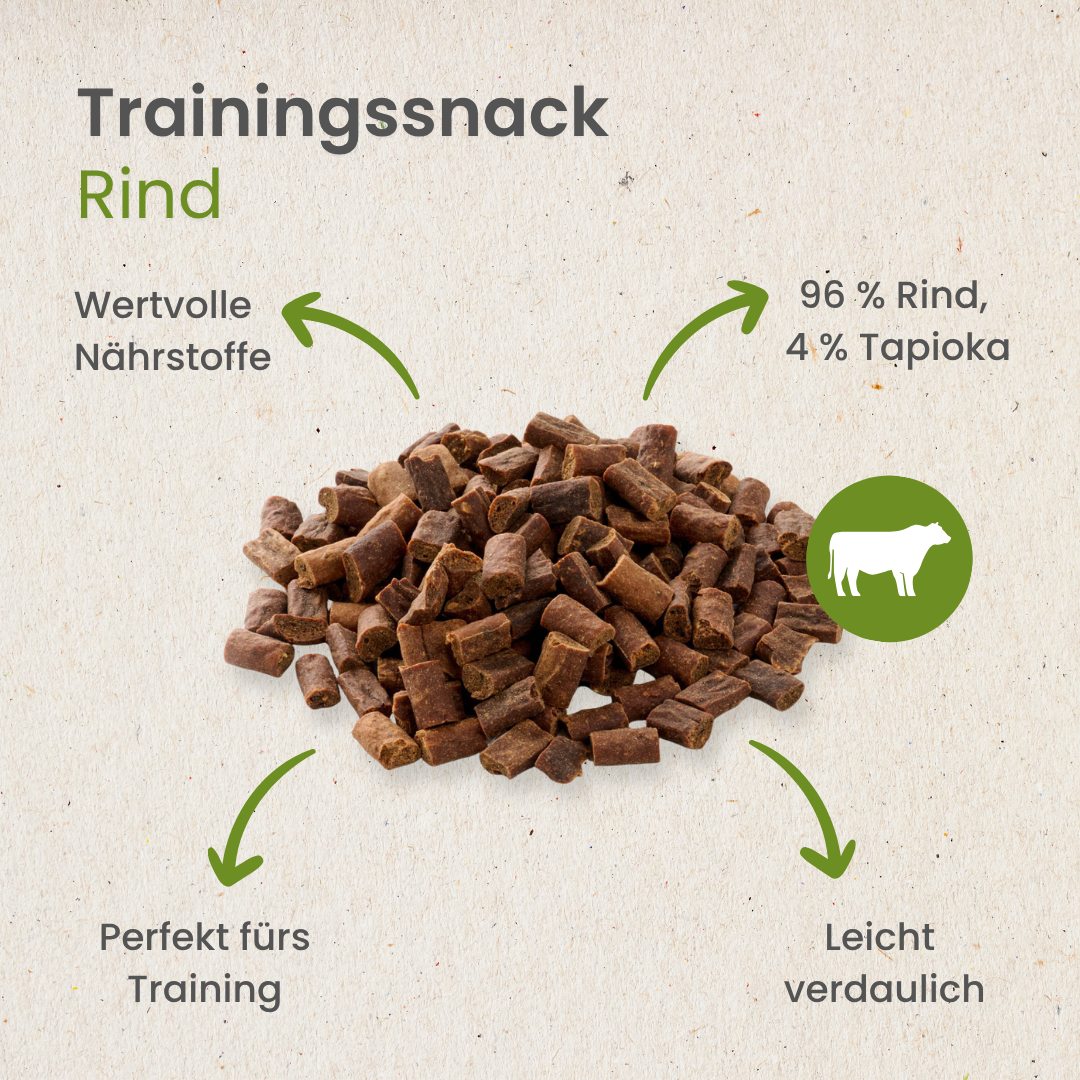 Rinder-Sticks-Trainingssnack