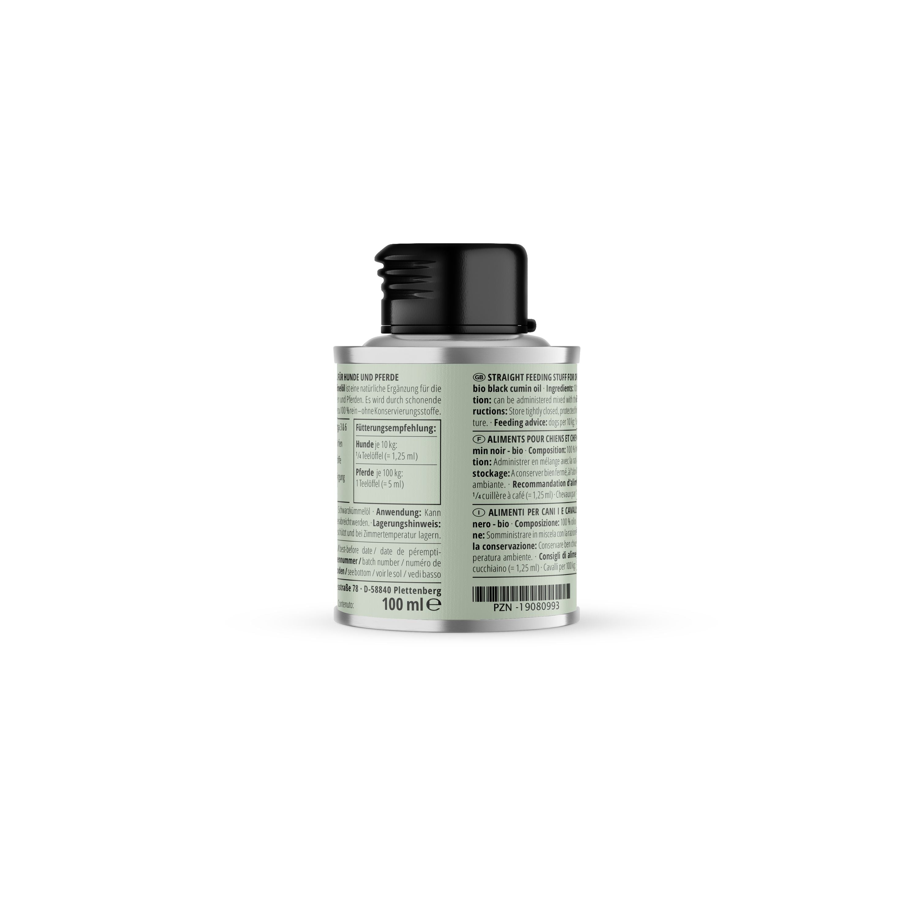 LaPura Bio-Schwarzkümmelöl für Hunde und Pferde